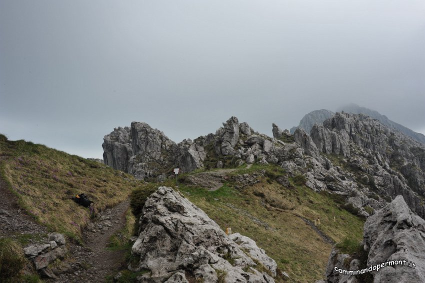 147 Monte Alben La Croce - Passo della Forca.JPG